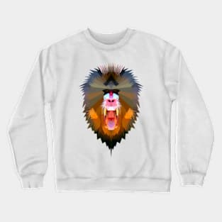 Angry Mandrill Crewneck Sweatshirt